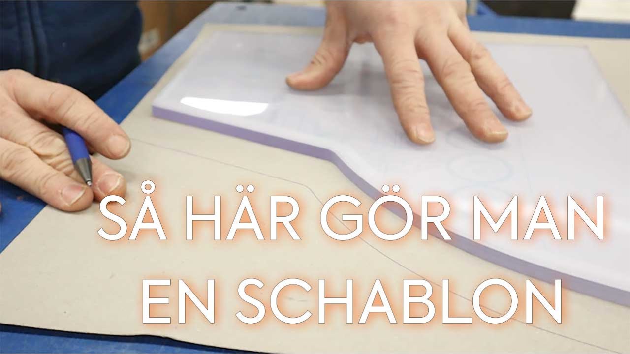 Muovia löser: så här gör man en schablon