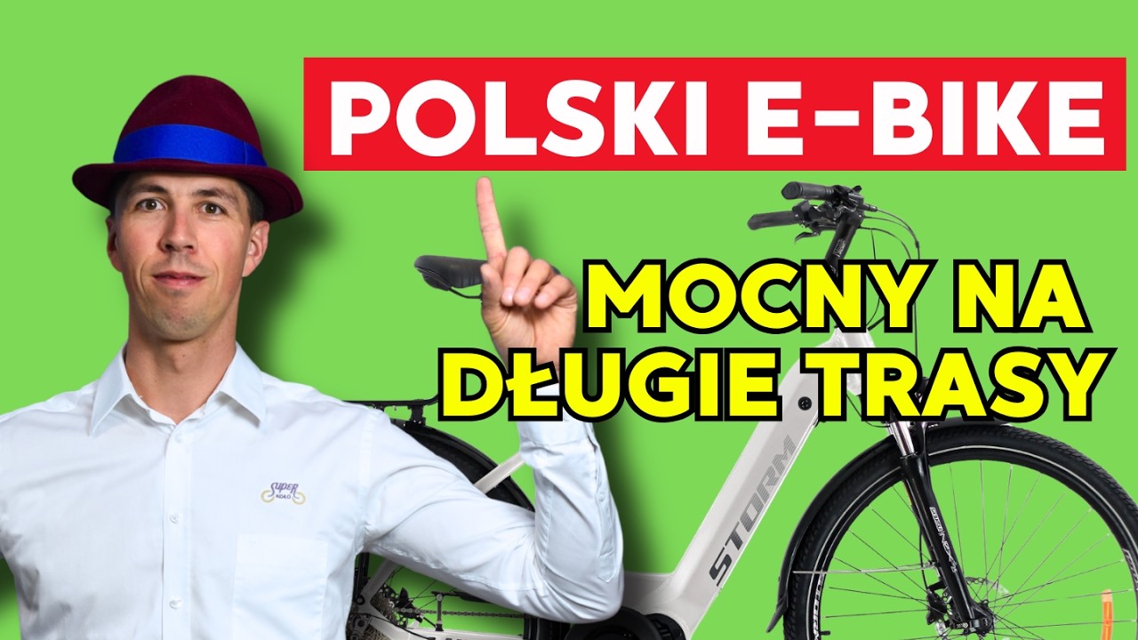 Polski rower elektryczny na długie trasy - Storm E-Diamond Deep 5.0