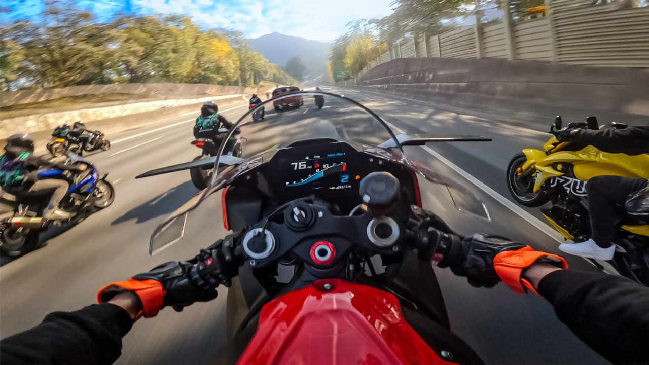 100+ SUPERBIKES TAKEOVER ATLANTA STREETS (COPS EVERYWHERE)