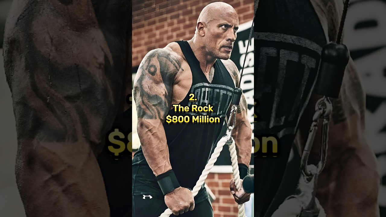 Top 5 Richest Wrestlers Of All Time 🤼&zwj;♀️ #shorts #wwe #rich