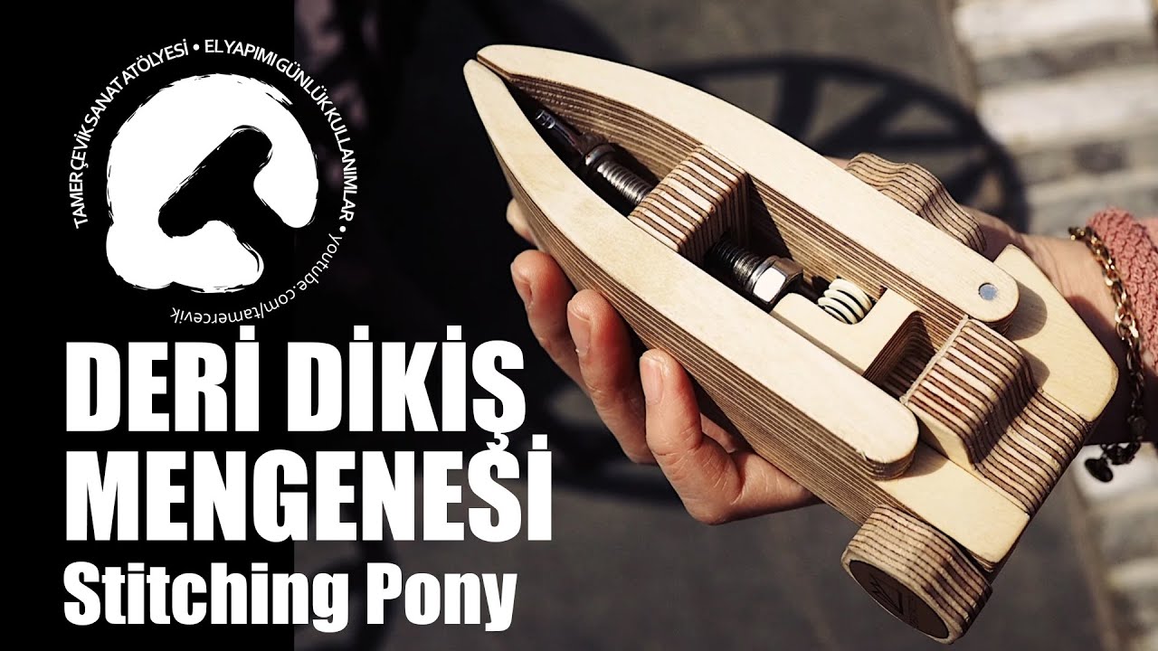 DERİ DİKİŞ MENGENESİ KENDİN YAP - Stitching Pony - DIY / BEDAVA KALIP PDF / FREE PATTERN