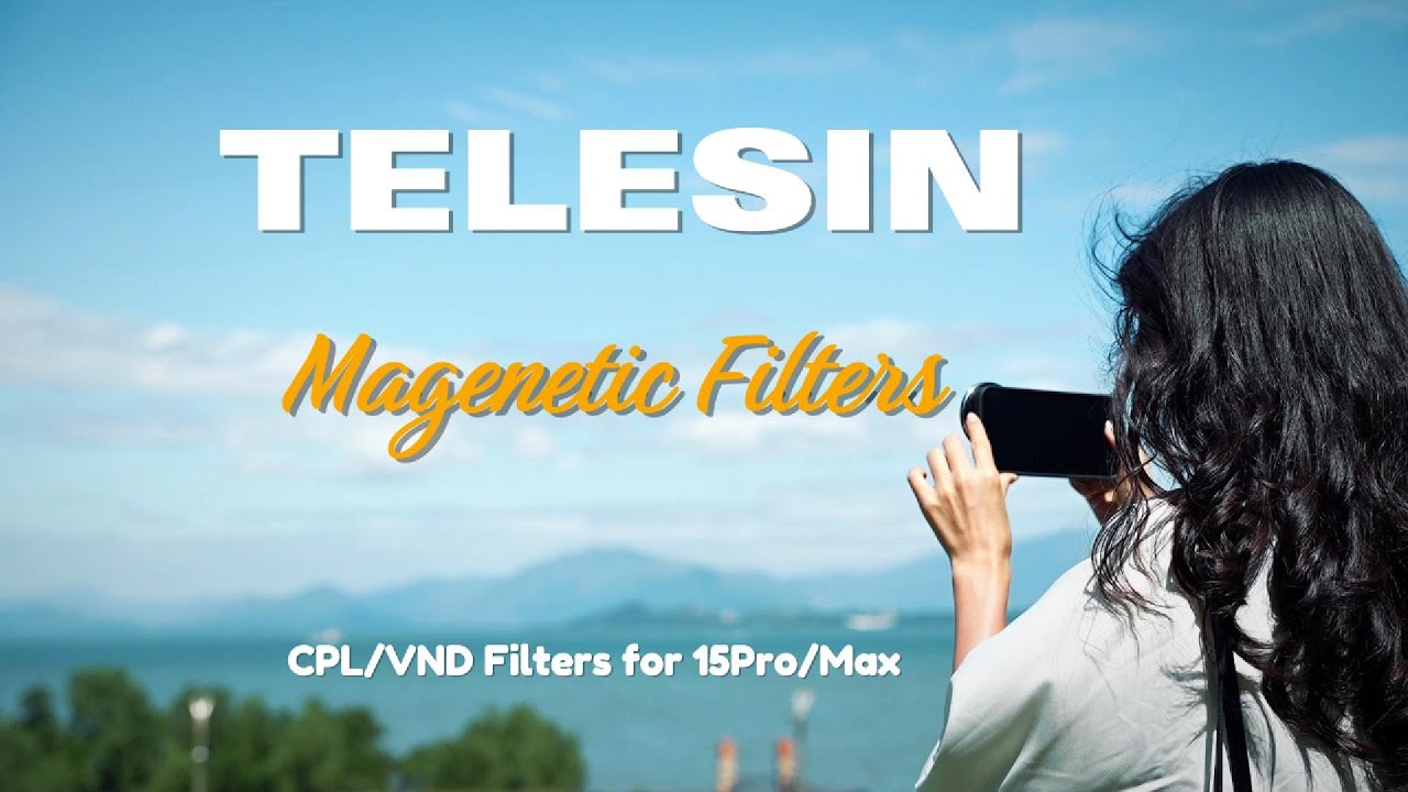 Transform your iPhone 15 Pro/Pro Max shots with TELESIN magnetic CPL and VND filters!  #telesin