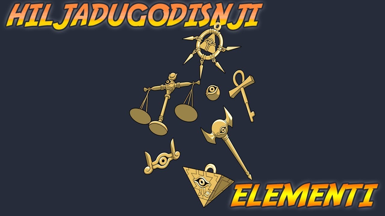 Hiljadugodišnji Elementi - Pokretači Yugioh Priče