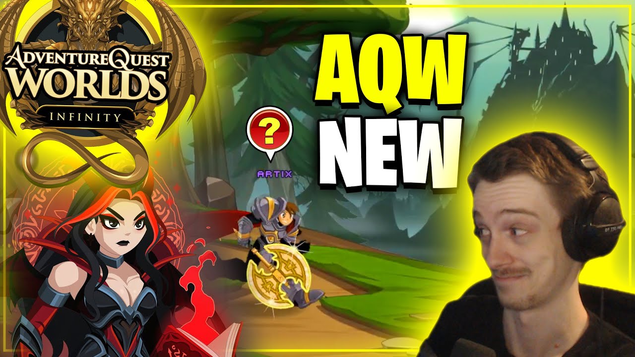 Вступительная карта AQW! Новые предметы! Значок дня рождения! Новости AQWorlds