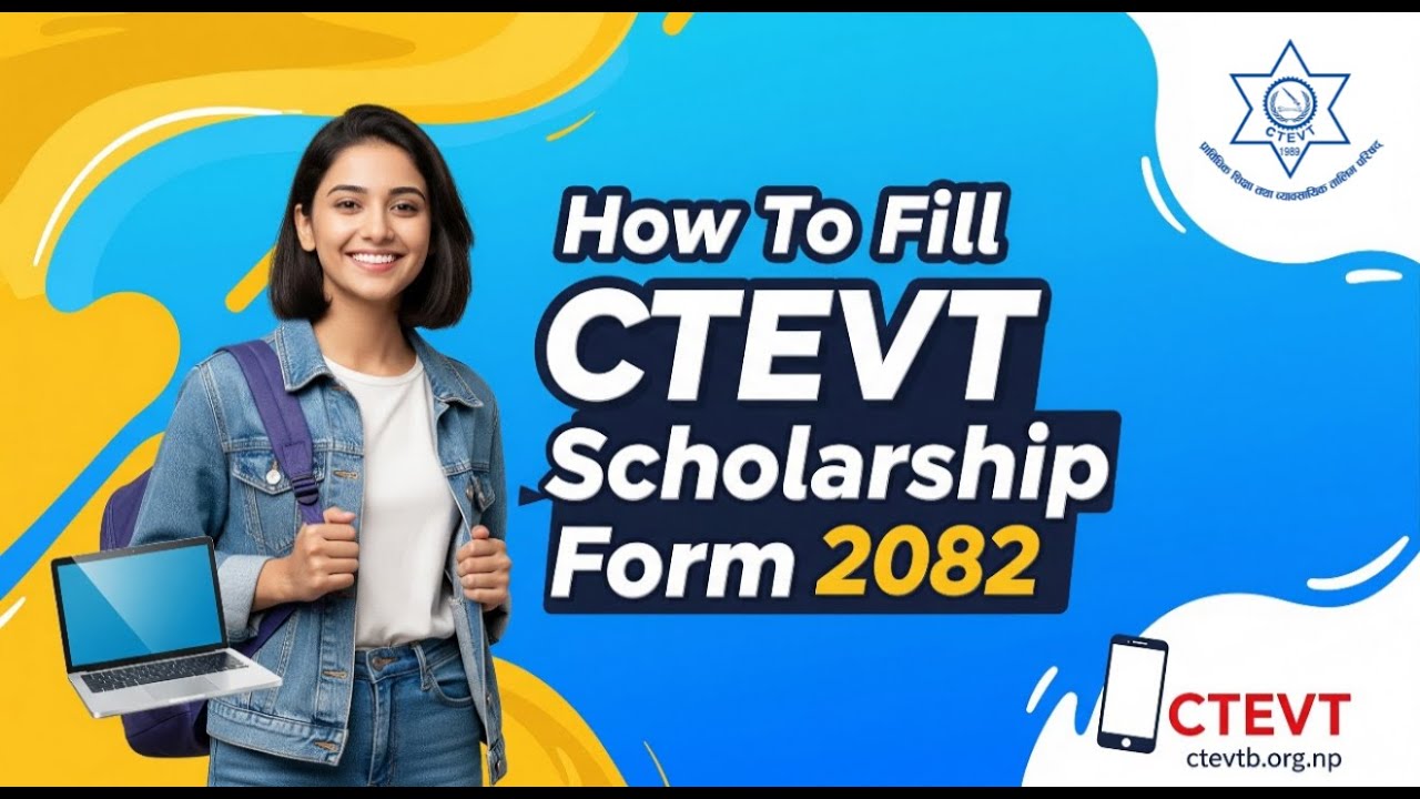 how to fill online ctevt scholarship form 2082 || ctevt scholarship form kasari varne