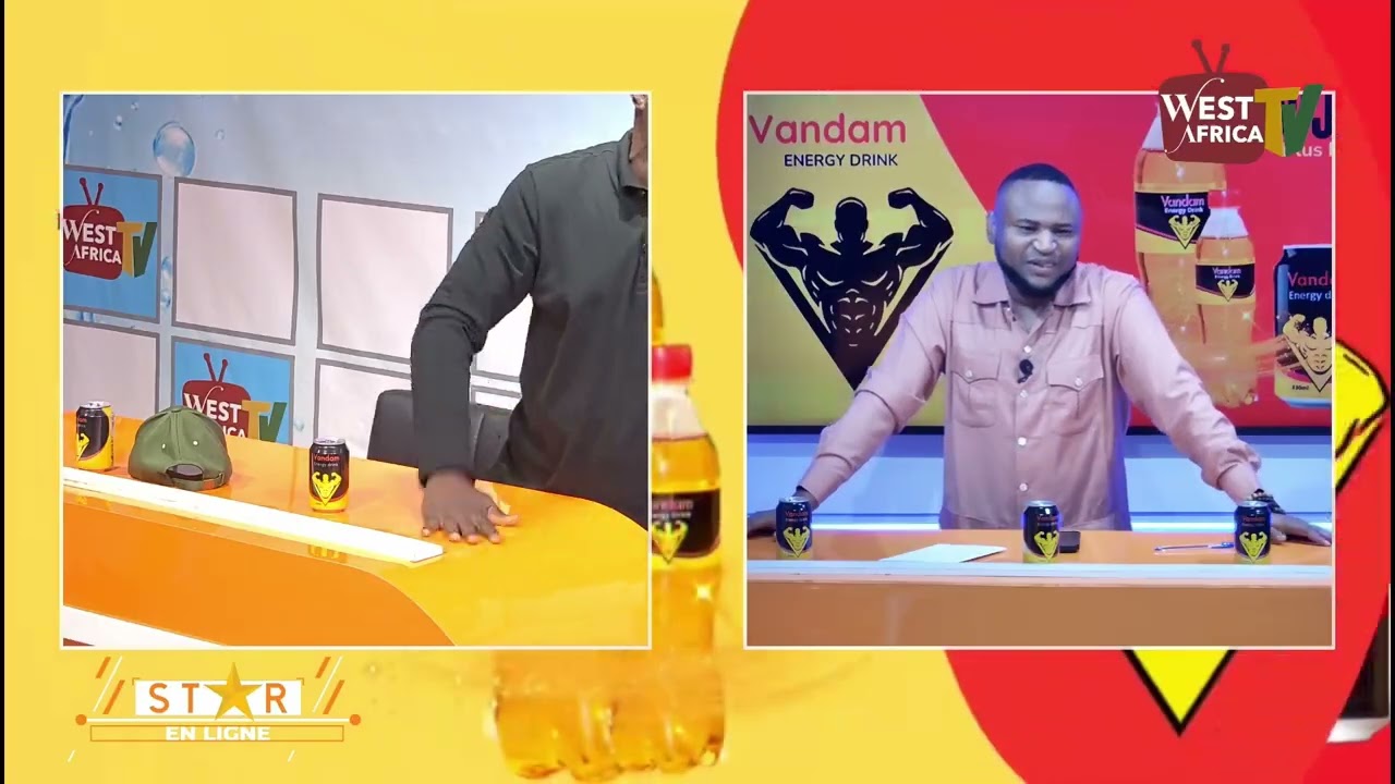 STAR EN LIGNE AVEC LE PERE DALOA ET CAMPBELL SUR WEST AFRICA TV