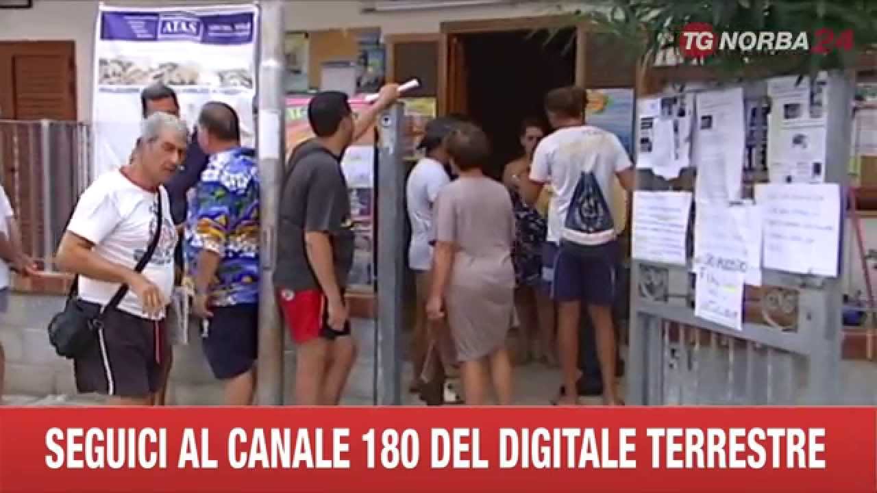 RODI GARGANICO LIDO DEL SOLE  PROTESTA DEI RESIDENTI PER DEPURATORE