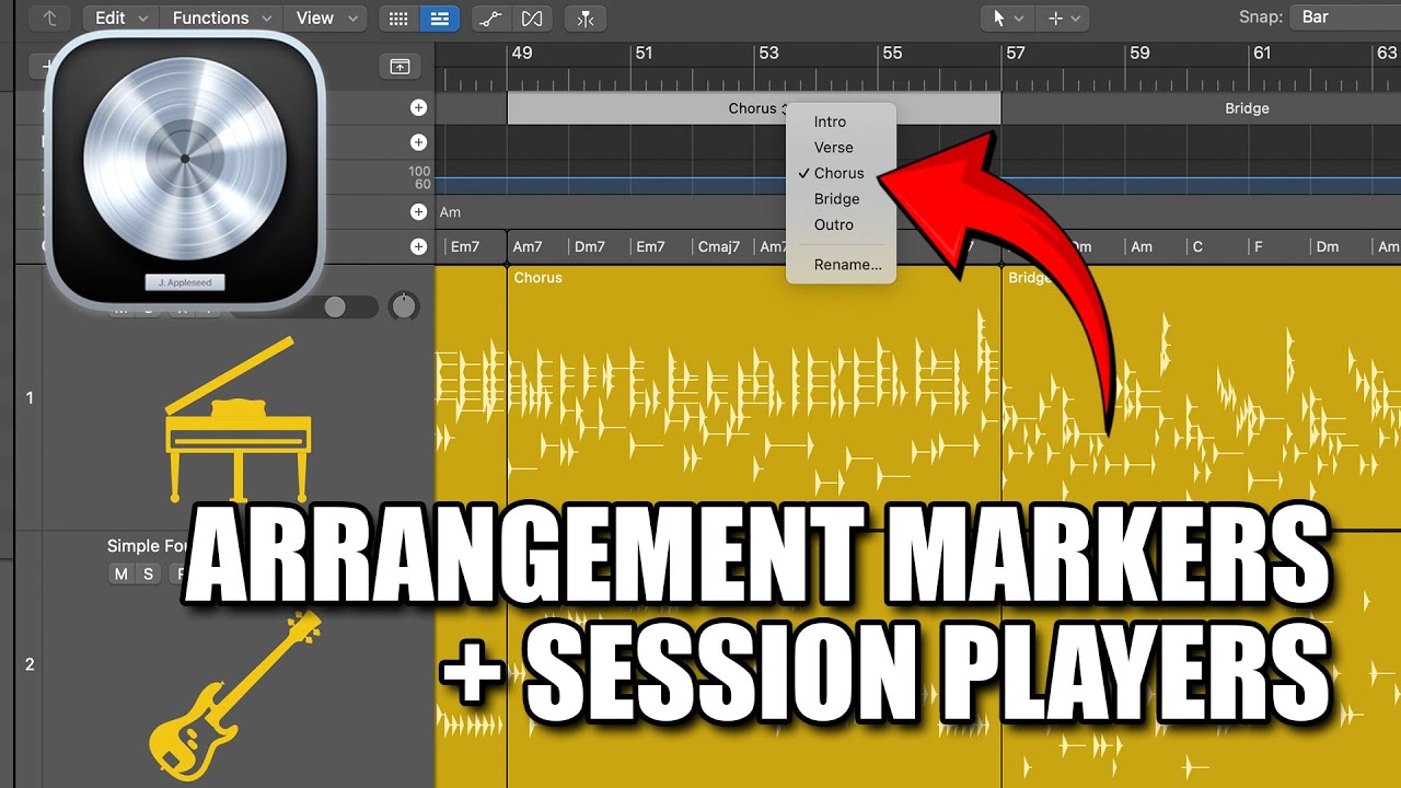 Turn Rough Ideas into Demos in Minutes: Arrangement Markers + Session Players (Logic Pro 11)