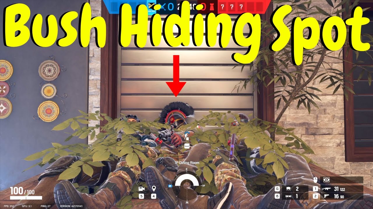Best Hiding Spot on Chalet in Rainbow Six Siege