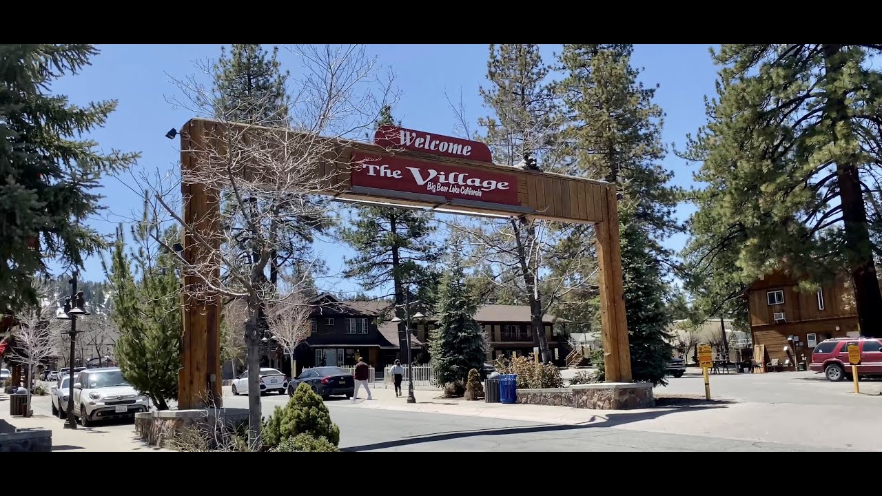 Big Bear Village. Gorgeous day in the Village. 70&deg; Perfect weather. Peaceful tour. Love ya 4/24/2023