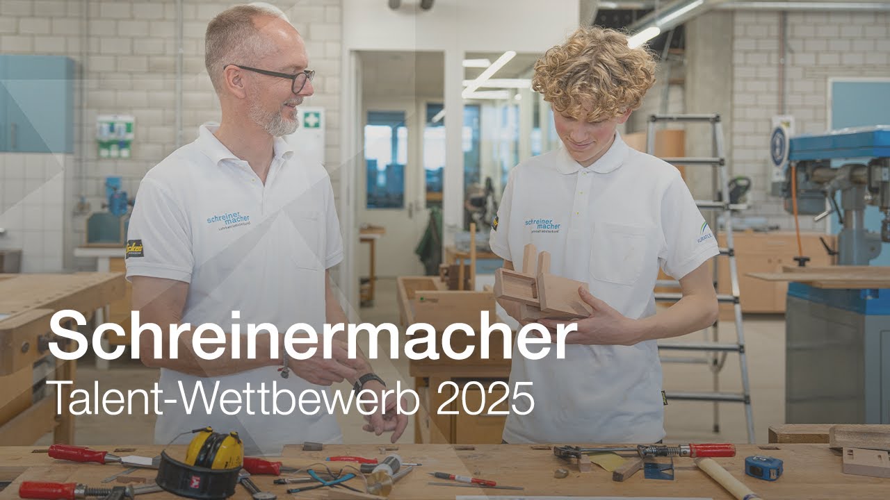 Talent-Wettbewerb 2025 für Schreinerinnen und Schreiner: Jetzt mitmachen!