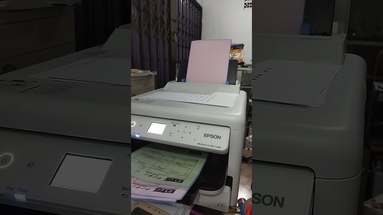 Print NCR 2 ply  langsung kumplit menggunakan epson wfc5390