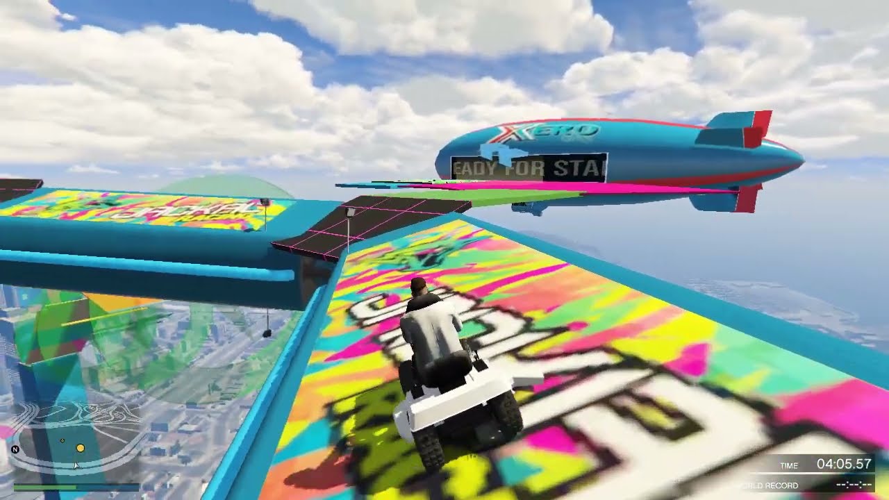 The Craziest Tiny Tractor - GTA 5 - HS Retro Gaming