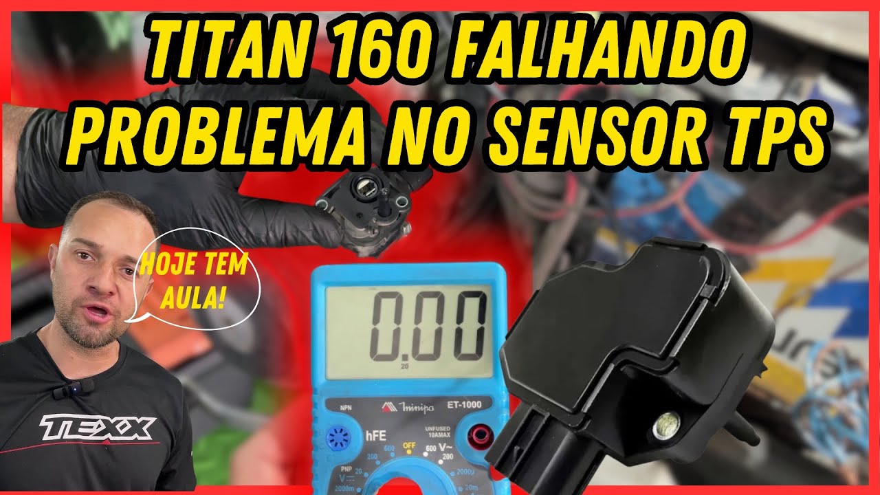 SENSOR TPS DA FAN TITAN 160 COM PROBLEMA? APRENDA A EXECUTAR O TESTE DO SENSOT TPS (HÍBRIDO)