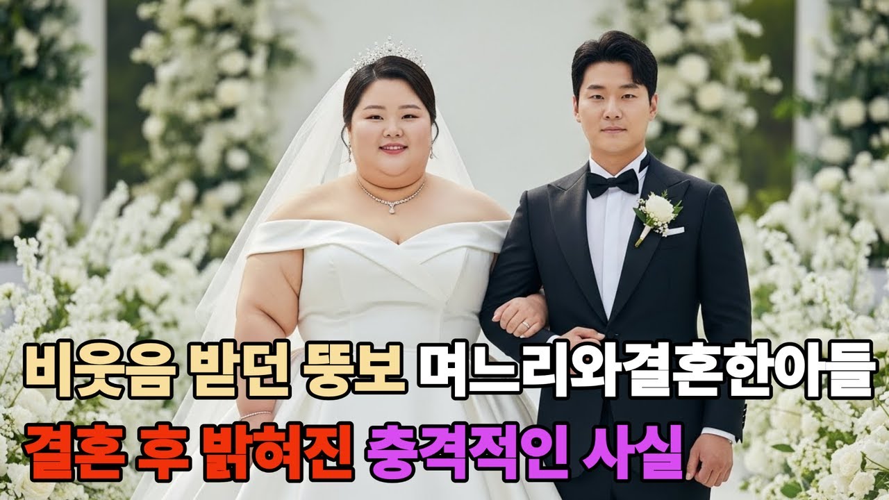비웃음 받던 뚱뚱한 여자와 결혼한 나의 아들 , 결혼 후 충격적인 비밀이 밝혀지는데 ...