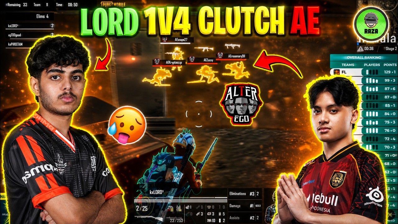 @lordpubgm0 🇵🇰 1V4 CLUTCH AE 🇮🇩 🥵 GHOOST CRYPTO IRON CLUTCHES 🔥