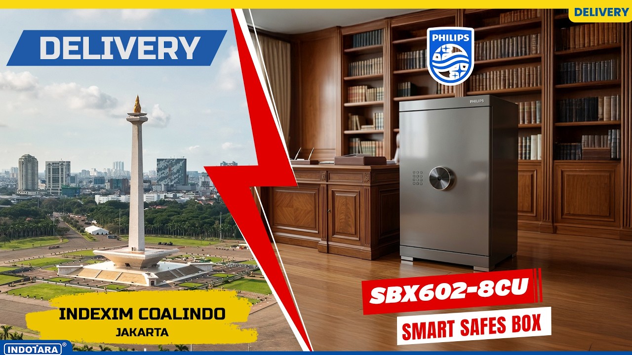 DELIVERY 2 UNIT BRANKAS PHILIPS -6000 SERIES SBX602-8CU MENUJU INDEXIM COALINDO - JAKARTA