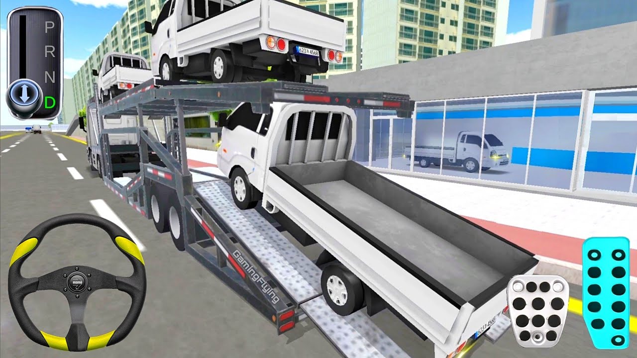 New Kia Pickup Transporter Truck - 3D Driving Class 2025 - 3D Driving Class - Car Game - Truck Game