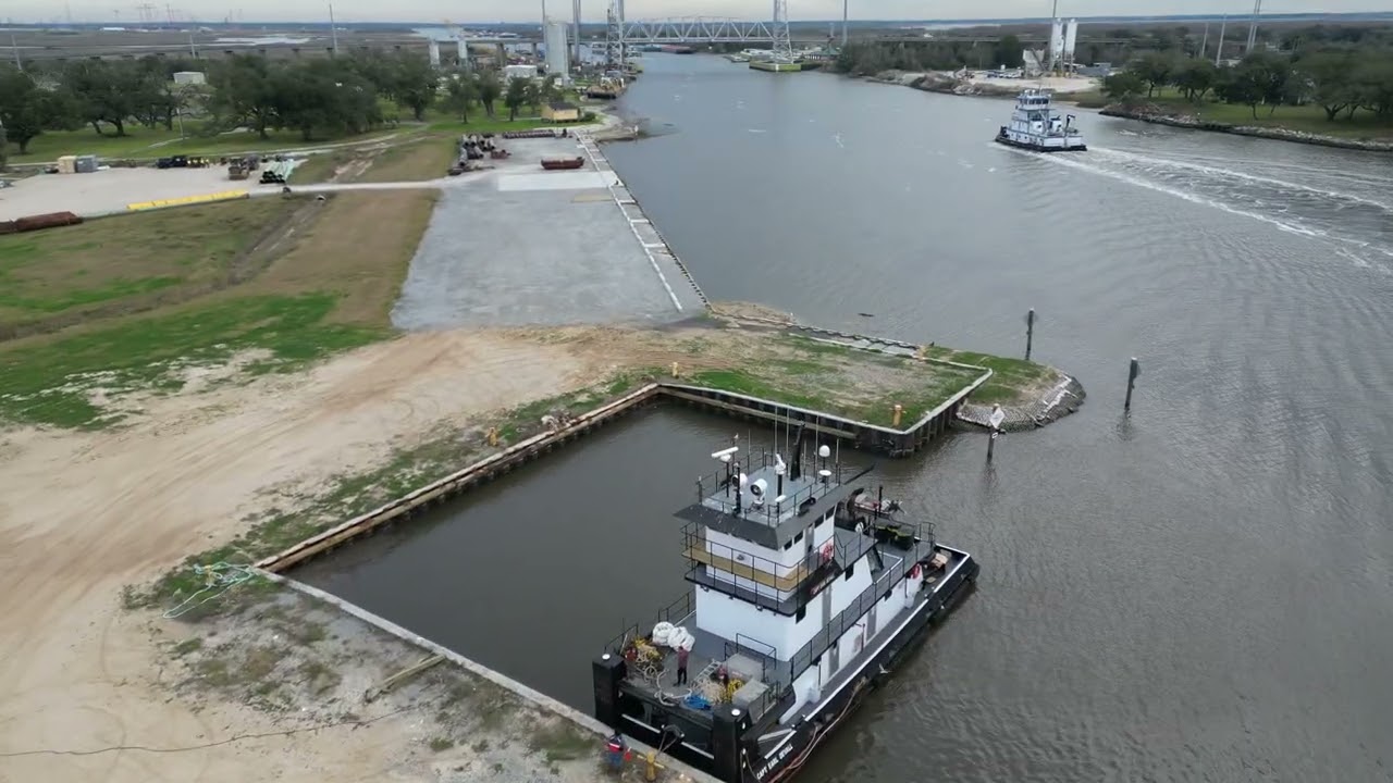 Intercoastal view of Port from the West and inland property