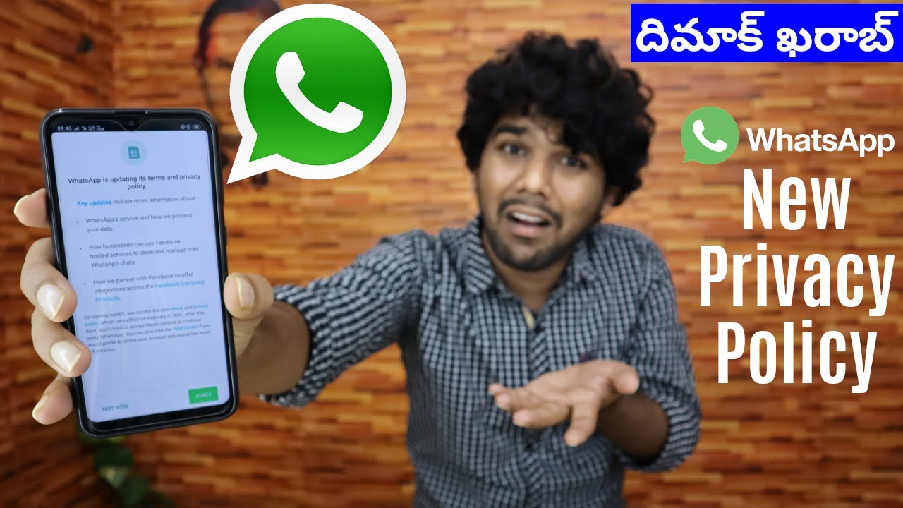whatsapp new privacy policy update | whatsapp new update | in telugu