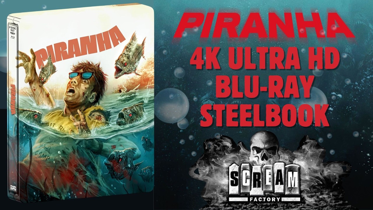 Piranha 1978 (ScreamFactory) 4K Ultra HD + Blu-ray Limited Edition Steelbook