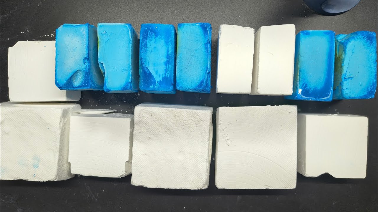 Blue softies and unpolished crispies