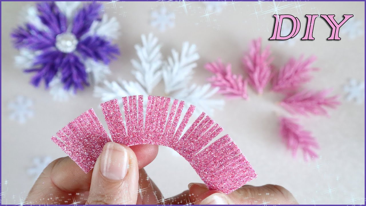 ❄️Beautiful Snowflake made of foamiran❄️Christmas decorations