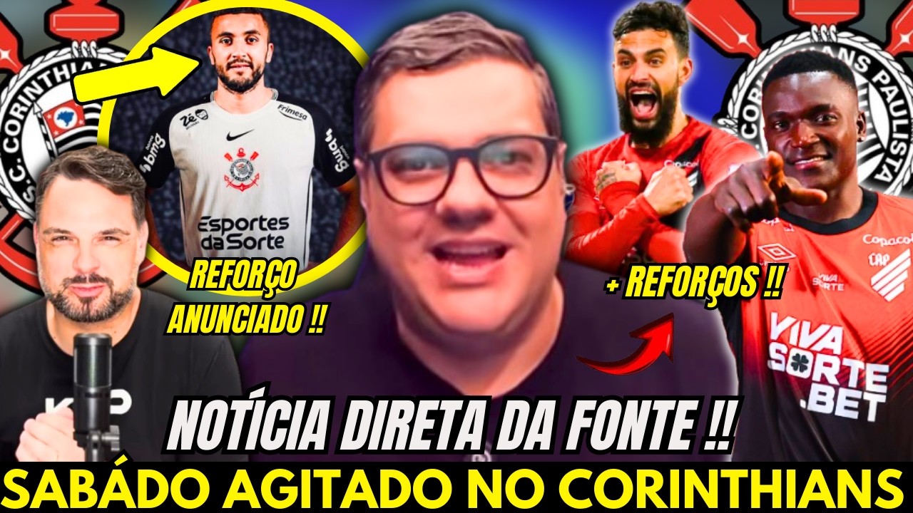 🚨REFORÇO ANUNCIADO NO CORINTHIANS !! SAMIR CARVALHO TRAZ NOTÍCIA DE DENTRO DO CORINTHIANS