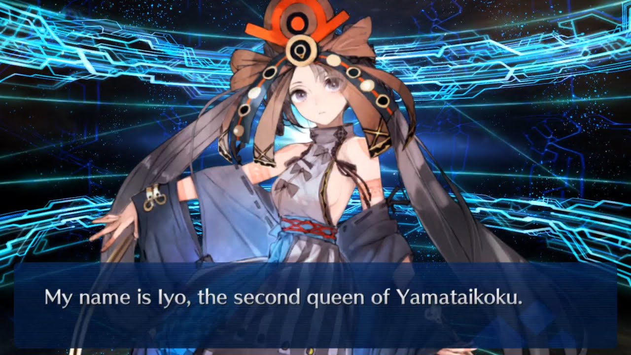 Fate/Grand Order - Iyo Summon Voice line