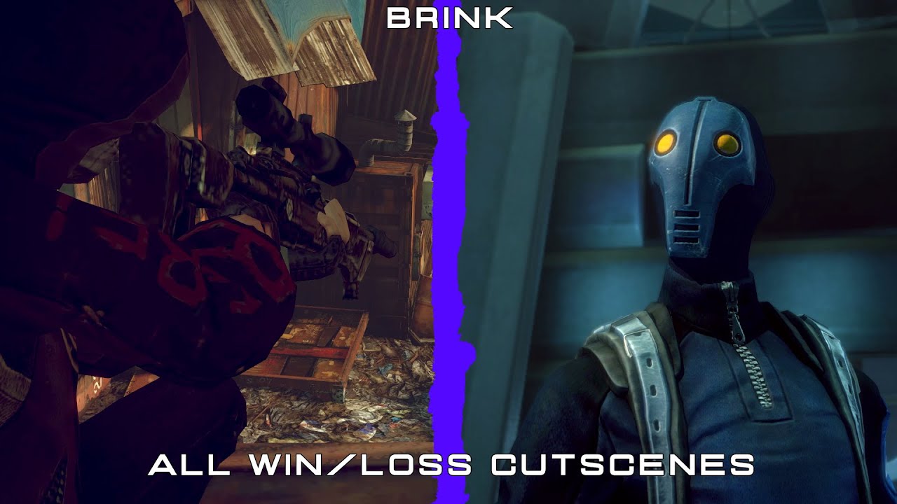 Brink: All Win/Lose Cutscenes