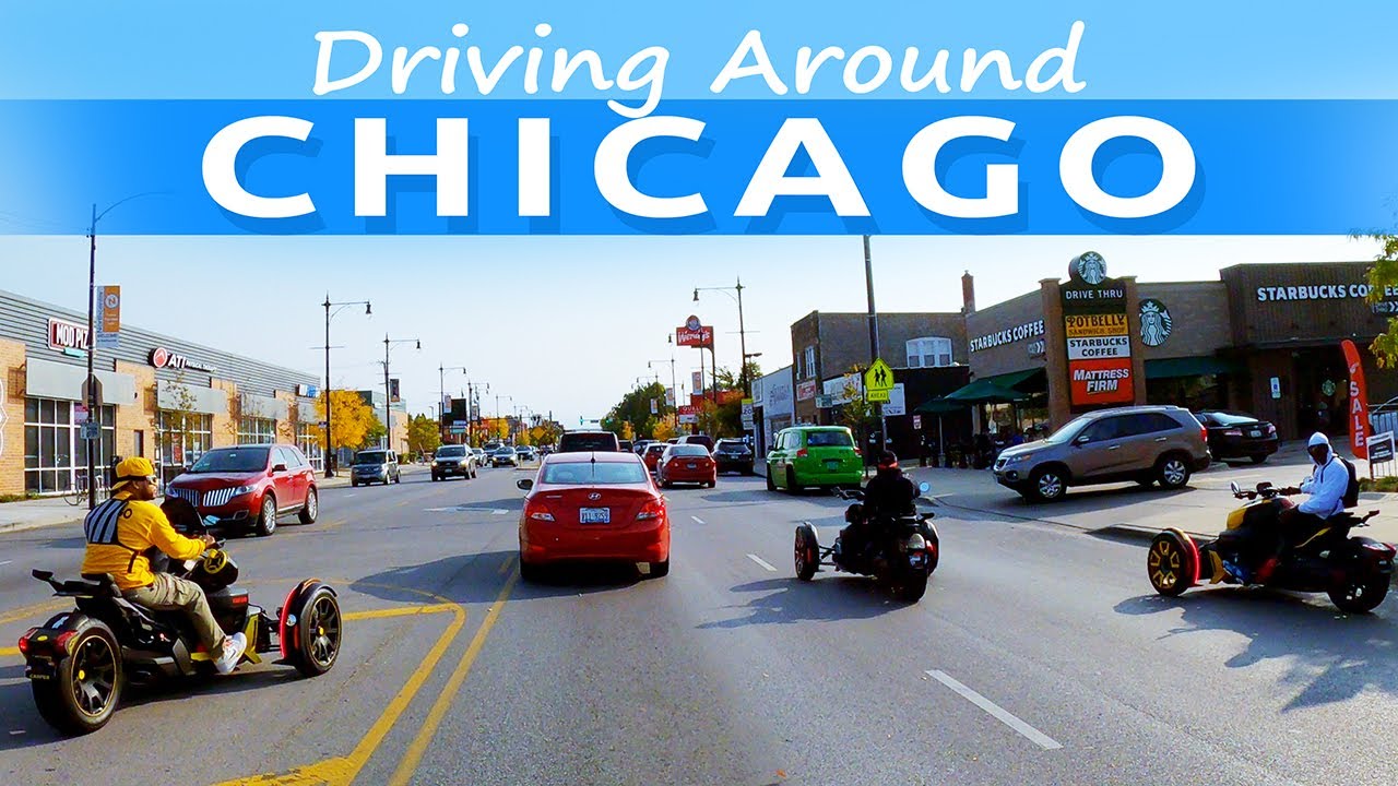 Driving Through Different Parts of Chicago