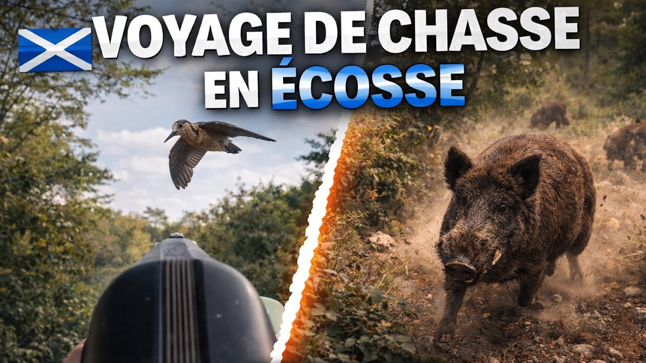 CHASSE à la BÉCASSE et BATTUE aux SANGLIERS en ÉCOSSE 🏴󠁧󠁢󠁳󠁣󠁴󠁿 ( voyage de chasse )