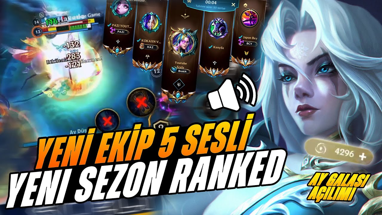 YENİ EKİBİMLE 5 PRE SESLİ DERECELİ | AY GALASI KUTU AÇILIMI !! - Wild Rift