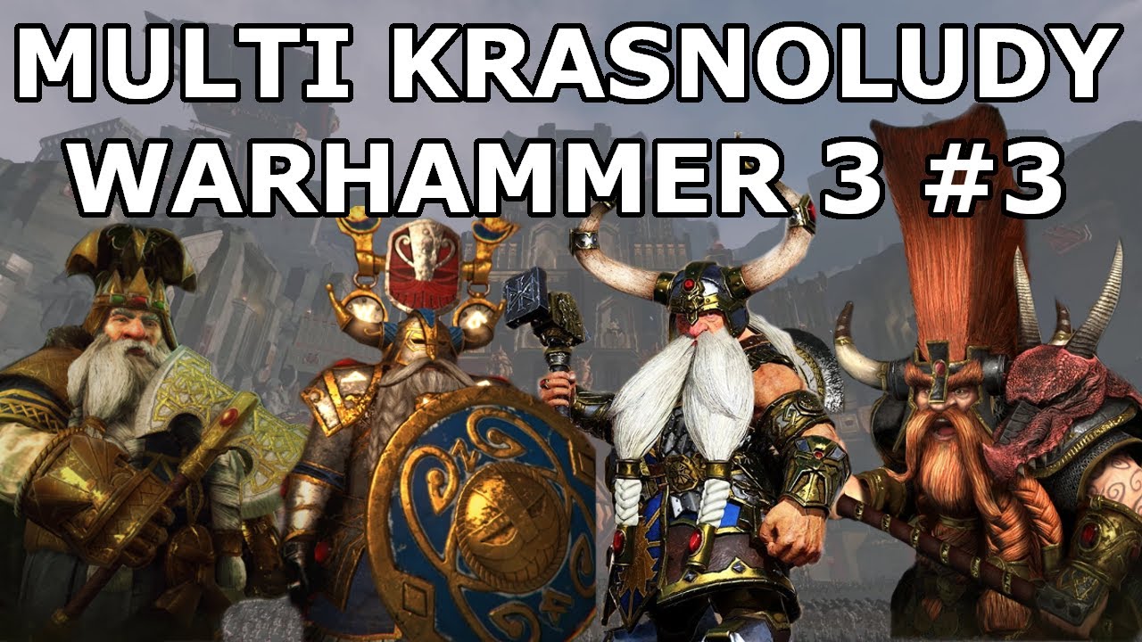 WYJAŚNIAMY URAZY | Total War Warhammer III #3 Karak Kadrin Multiplayer PL