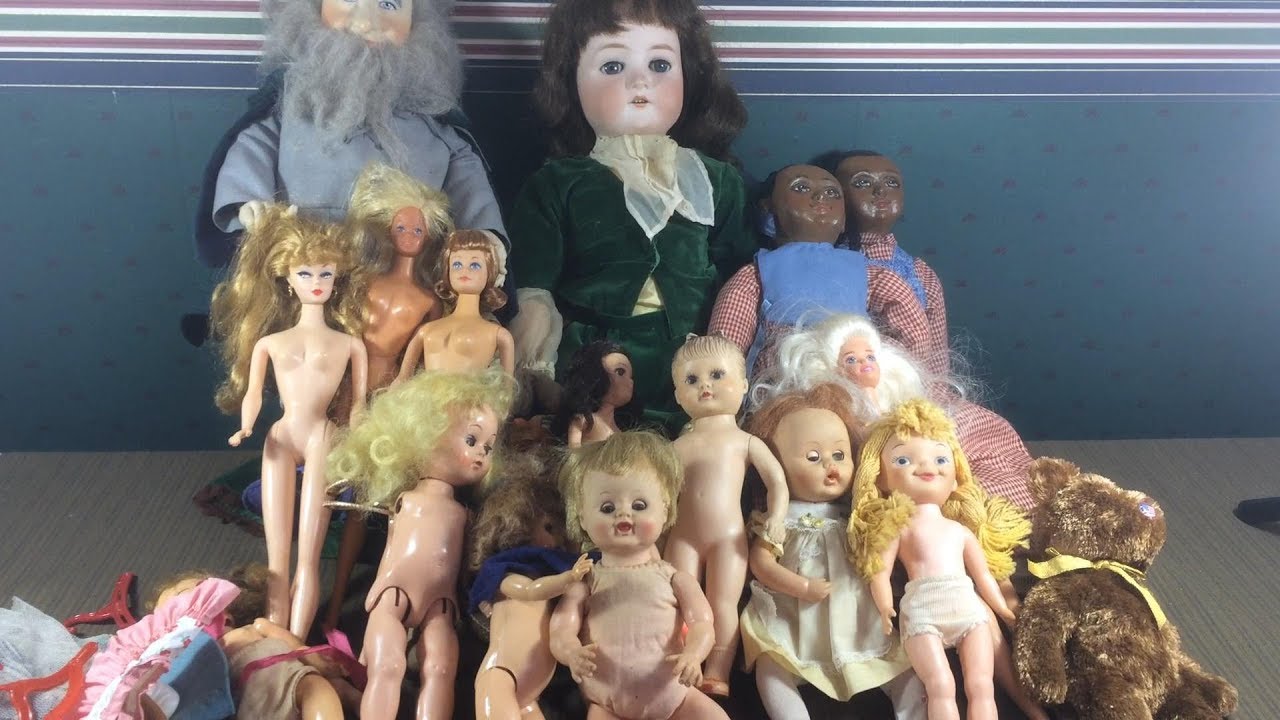 Antique, Vintage & Modern Dolls - German Bisque, Rare Effanbee, Repro Barbie Etc - Auction Haul #1