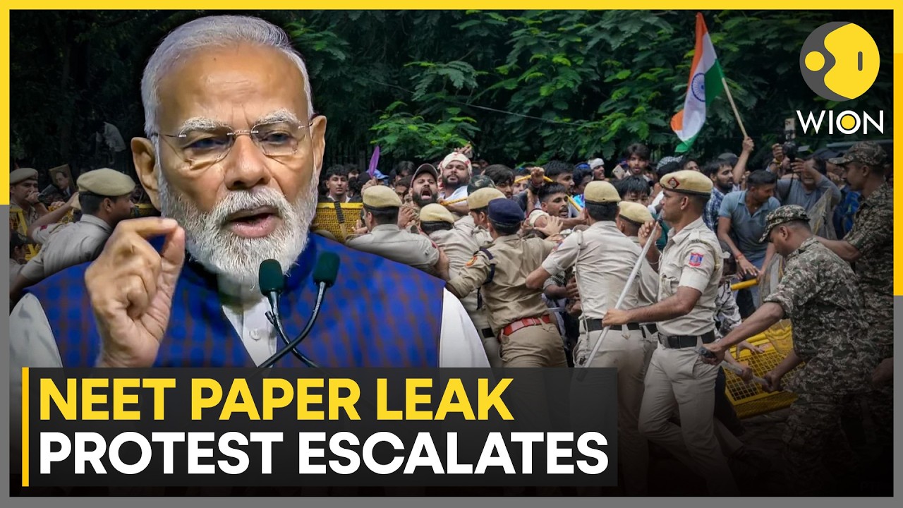 PM Modi Announces Fast Track Courts For NEET Paper Leak Cases Amid Jantar Mantar Protests & Clashes