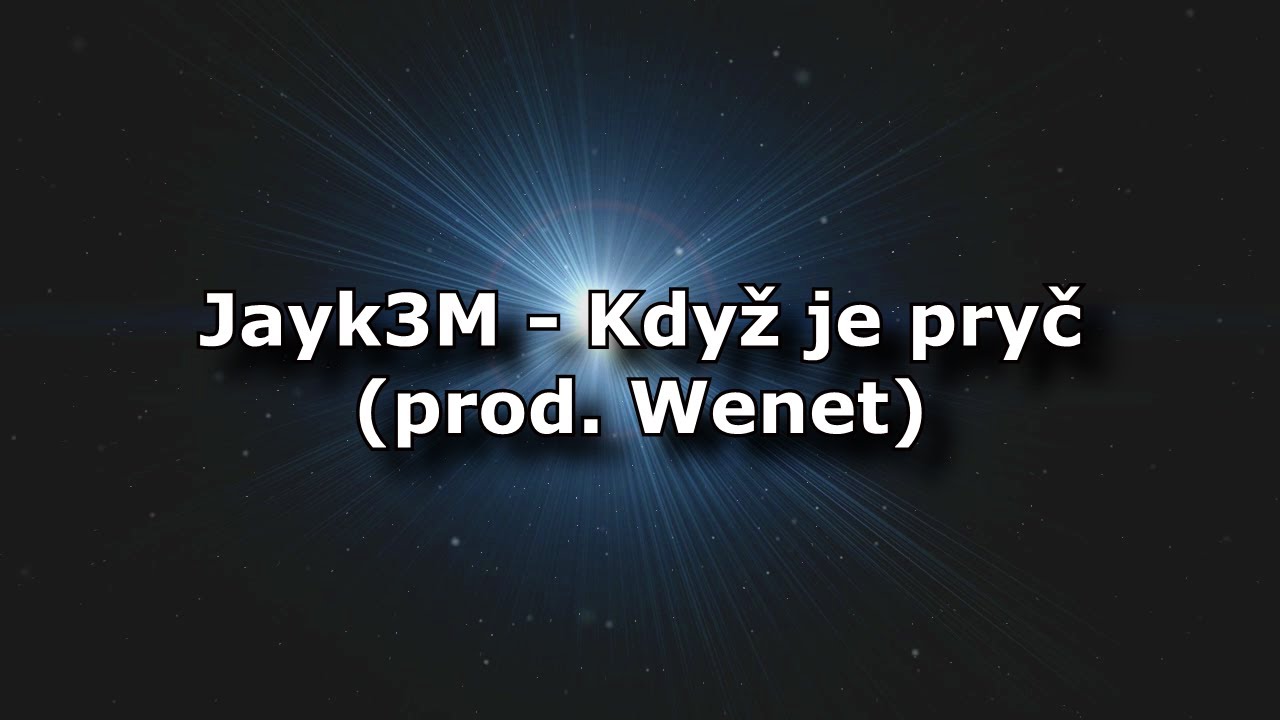Jayk3M - Když je pryč (prod. Wenet) LYRICS VIDEO