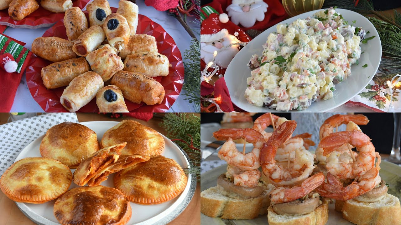 ⭐️ 4 entrantes para navidad 2025