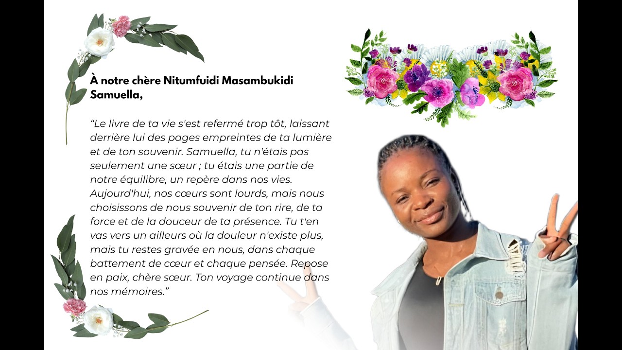 Nitumfuidi Masambukidi Samuella, restera à jamais synonyme d'amour