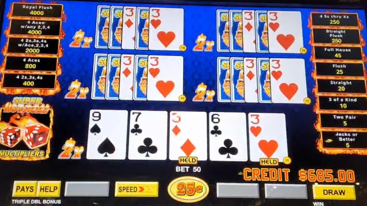 Video Poker Super Hot Roll Pt 2 Cont.#videopoker #casino #gambling #lasvegas #jackpot 