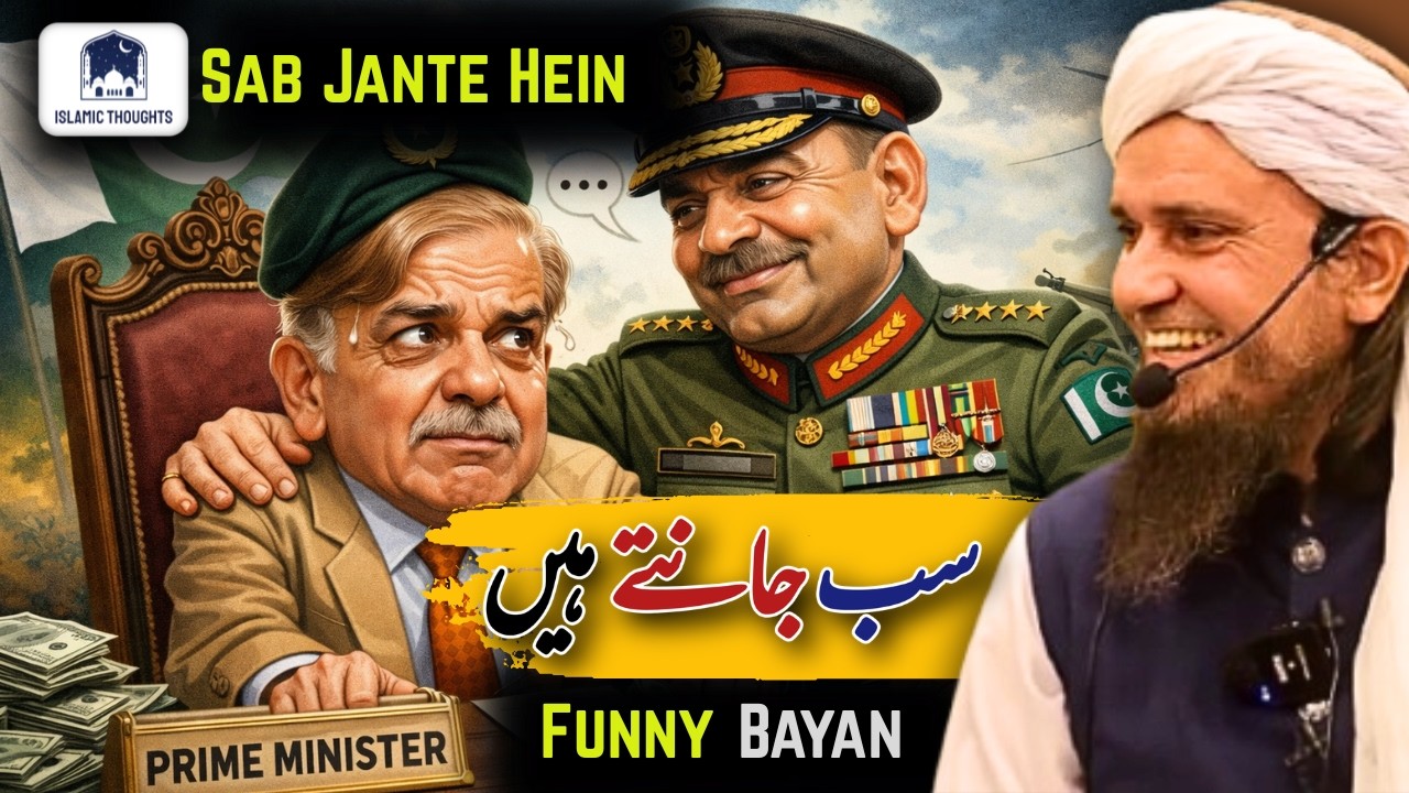 Sab Jante Hein 😁🤣| Funny Bayan 2026 | Mufti Tariq Masood | Islamic Thoughts