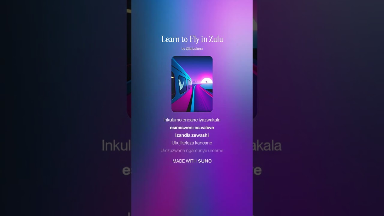 Learn to Fly in Zulu
