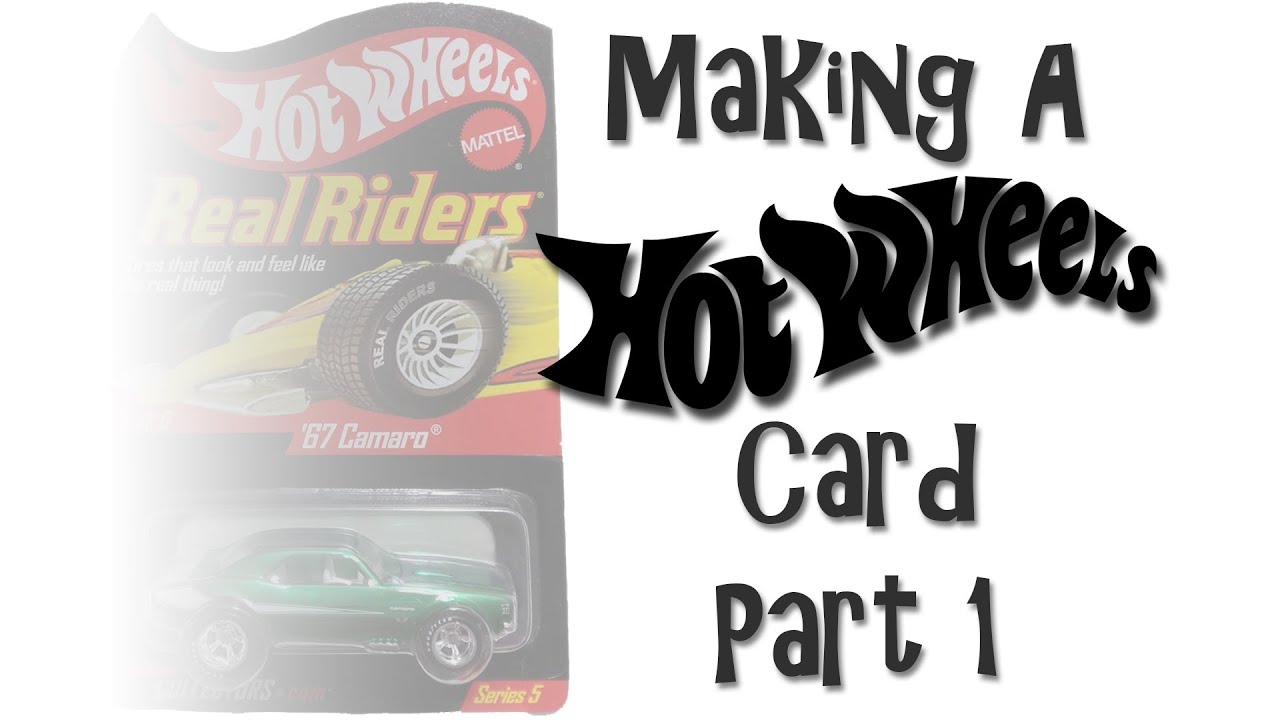 DIY Hot Wheels Card - Part 1 - The Card Outline