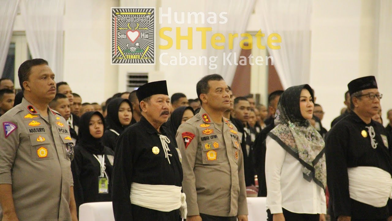 Pengesahan Warga Baru Persaudaraan Setia Hati Terate Cabang Klaten - Pusat Madiun Tahun 2024