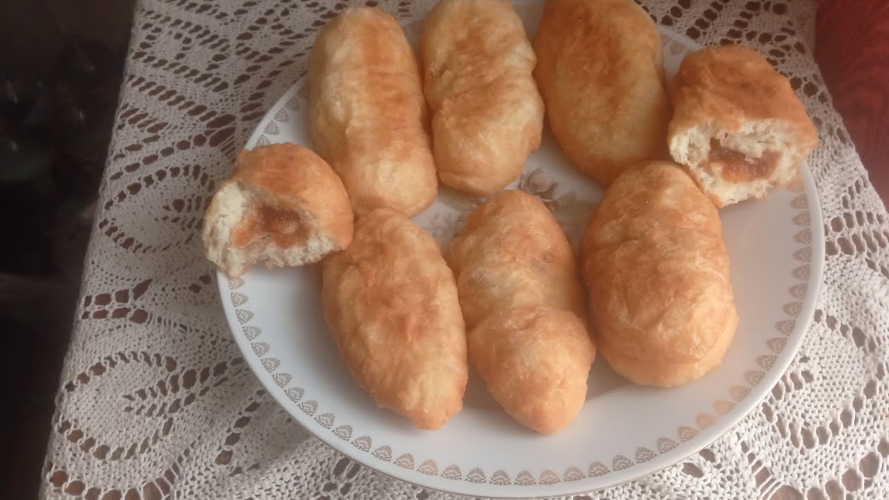 ❄️Невероятно вкусные постные пирожки из теста на воде с яблочным повидлом.