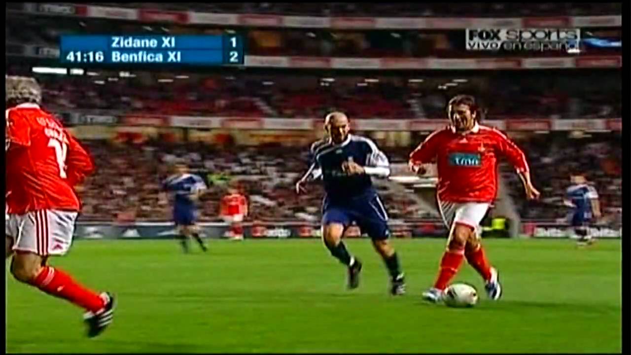 Amigos de Zidane 3-3 Estrellas de Benfica 01-25-2010 Amistoso por Haiti partido  All stars