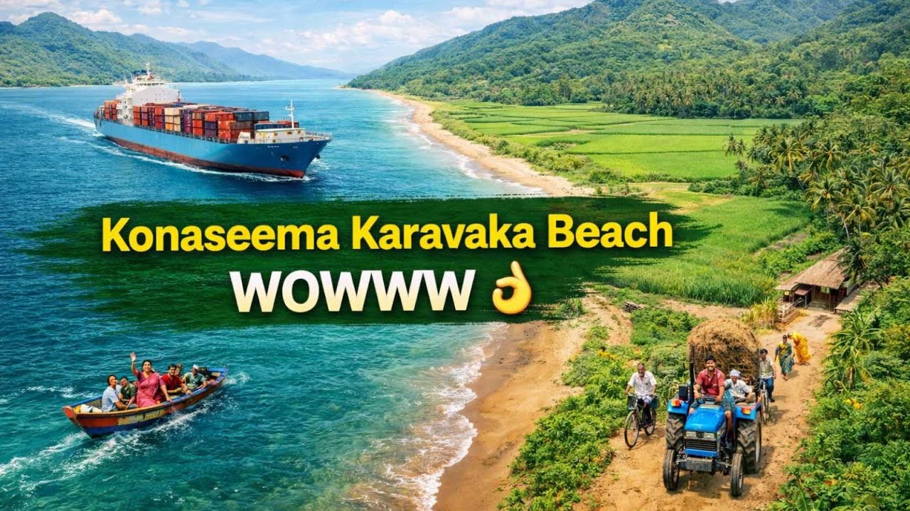 👉 Karavaka Konaseema అందాలు మైండ్ బ్లాక్ 😮🔥unreal konaseema 💥
