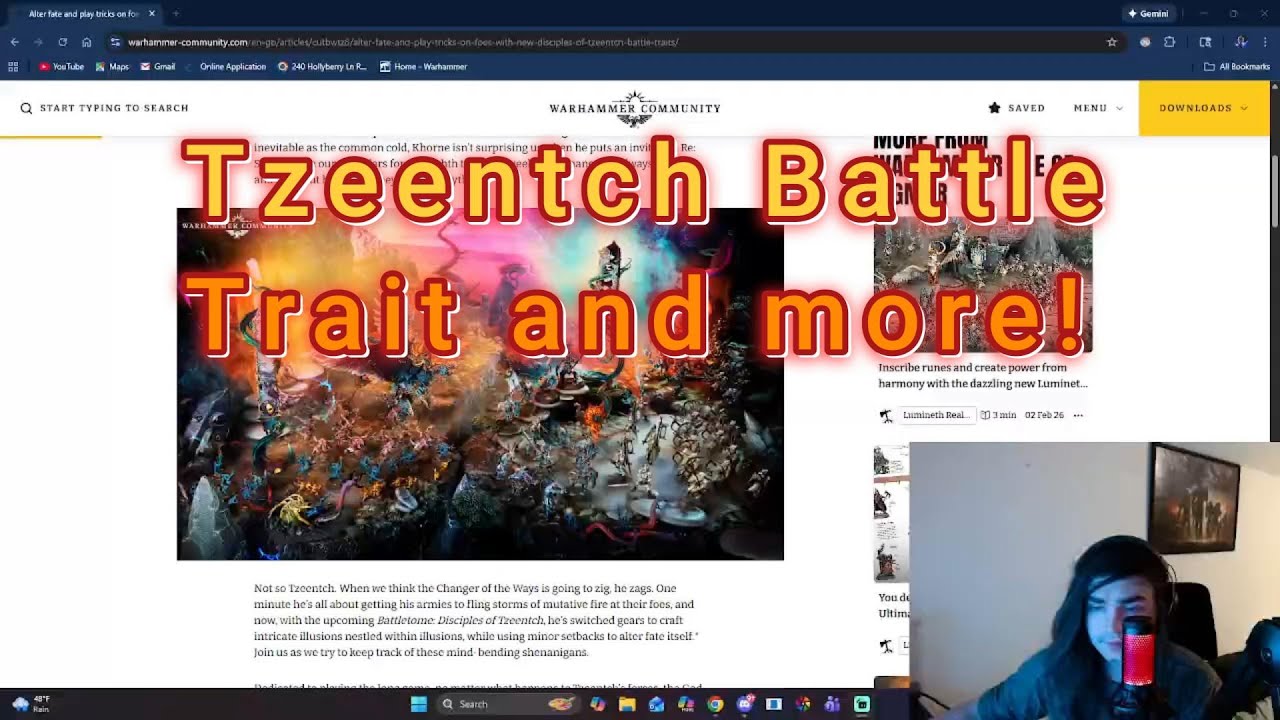 Warhammer Community Update Disciples Of Tzeentch Battle Trait!