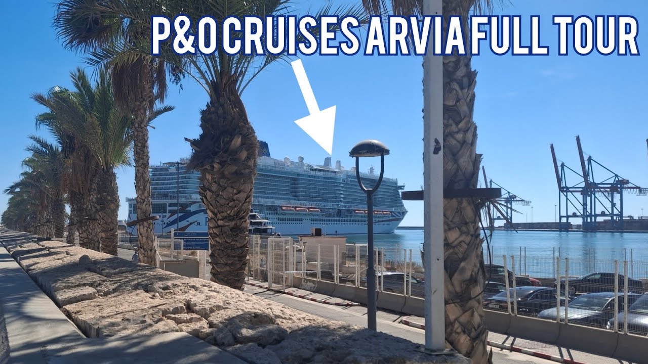 P&O cruises Arvia cruise ship full tour.
