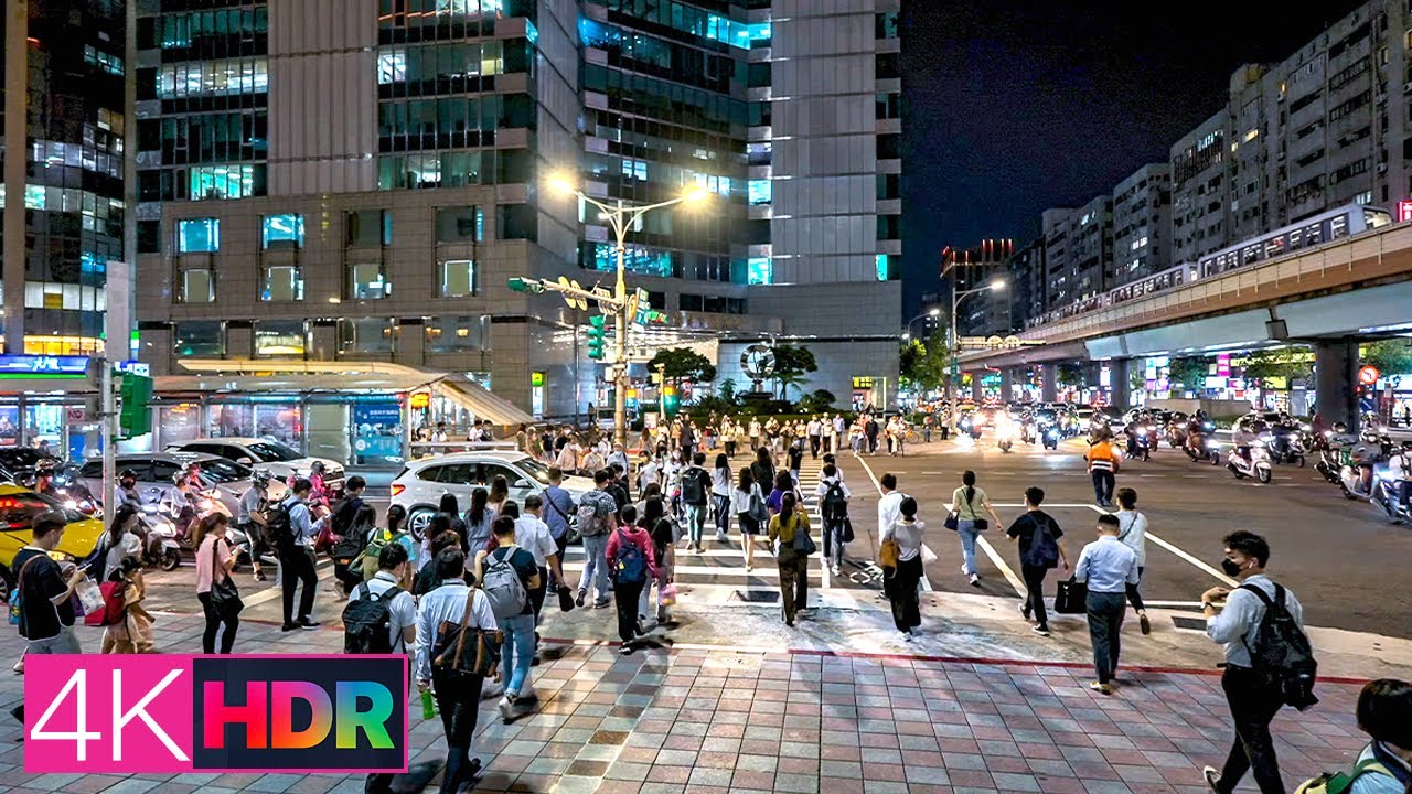 Taipei Walk - 民生圓環-南京復興站｜Minsheng roundabout to Nanjing Fuxing Station｜4K HDR｜Taiwan Walker